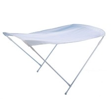 Tendalino per barca due archi in alluminio bianco larg.150 imbarcazione gommone