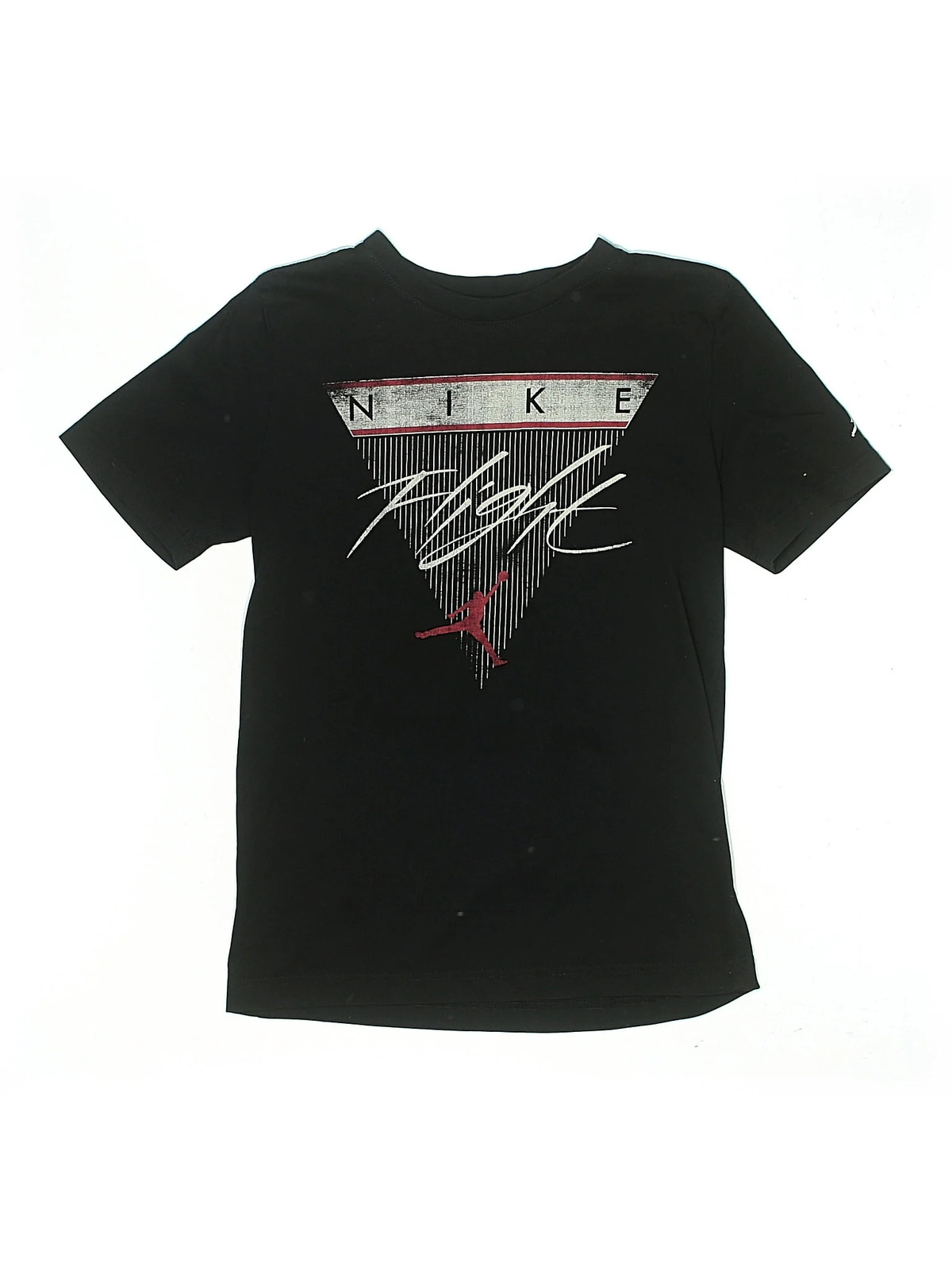 Air Jordan Boys Black Short Sleeve T-Shirt 12
