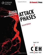 ETHICAL HACKING AND COUNTERMEASURES: ATTACK PHASES By Ec-council Mint Condition
