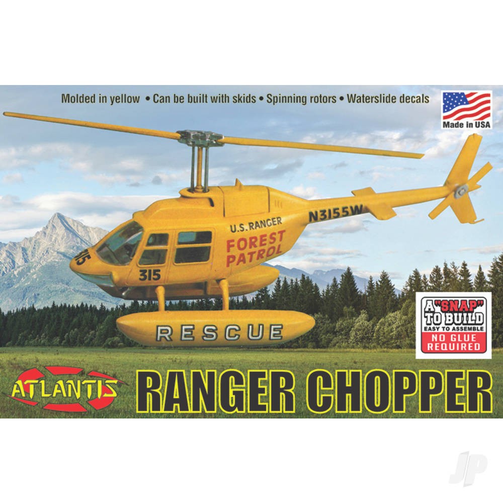 Atlantis Models Forest Chopper Rescue 1:72 Plastic Model Kit