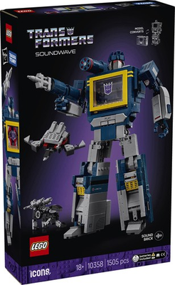 #ad Transformers SoundWave 10358 Building Block 1505 pcs $100.00