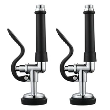 [2-Pack] HWM Pre Rinse Sprayer Commercial Sink Sprayer Head, 1.42GPM Spray Va...