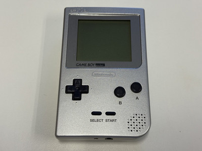 Nintendo Gameboy Pocket Silver Handheld Console System MGB-001 Tested ...