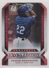 2013 Panini Elite Extra Edition Aspirations Die-Cut 115/200 Travis Demeritte 0r4