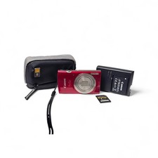 Canon PowerShot ELPH 180 IS 20.0MP Digital Camera w/Battery, Charger,SD Tested 