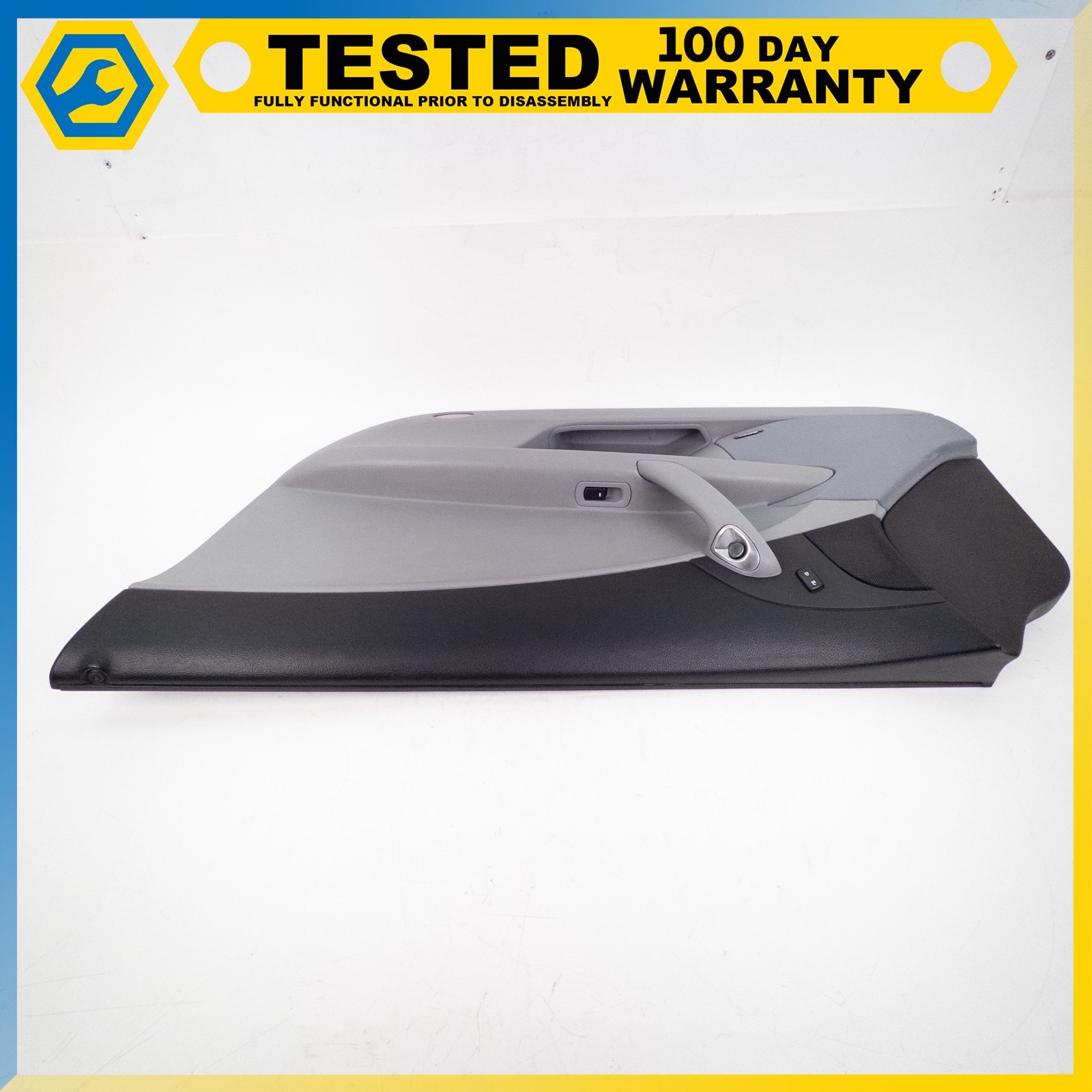 05-13 CHEVROLET CORVETTE C6 FRONT RIGHT SIDE INTERIOR DOOR PANEL GRAY OEM