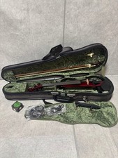 Yamaha SV-110 Silent Violin w/ Sugito Bow KUN Shoulder Rest Hard Case Japan Made