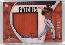 2021 Panini Absolute Patch Holo Silver /25 Chris Davis #PAT-CD Patch r9d