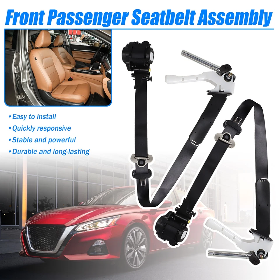 NEW Front Right & Left SeatBelt Lap & Shoulder Belt Fit for 19-21 Nissan Altima - Image 2 of 4