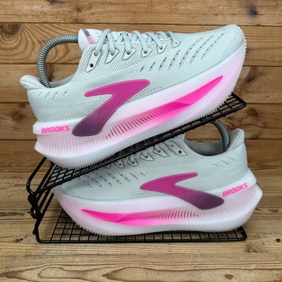 Brooks Sneaker Damen UK 5,5 Glycerin Max 2 Oyster Argyle Cyber Pink Laufschuhe