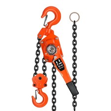 6 Ton Lever Chain Hoist Come Along 20 FT 13200lbs Capacity G80 Galvanized