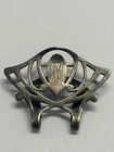 ANTIQUE ART NOUVEAU ROGERS LUNT BOWLEN STERLING SILVER MONEY CLIP ~ 2"