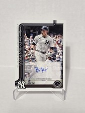 Topps 2024 Series 1 Ben Rice Baseball RC Auto #337 New York Yankees