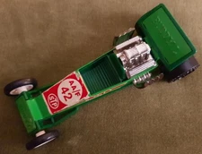 VINTAGE 1978 BUDDY L  AA/F #42 STP DRAGSTER RACE CAR MADE IN JAPAN.
