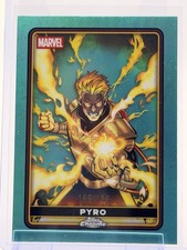 2025 Topps Deadpool Chrome Pyro Aqua /199