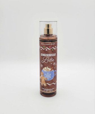 Bath & Body Works Gingerbread Latte Fine Fragrance Body Mist Spray 8 oz New