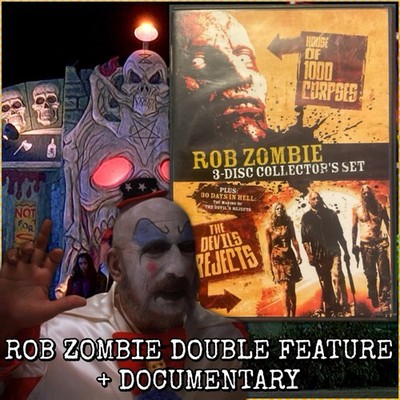 ROB ZOMBIE 3 DVD COLLECTOR SET! - Grind House Double Feature and Documentary