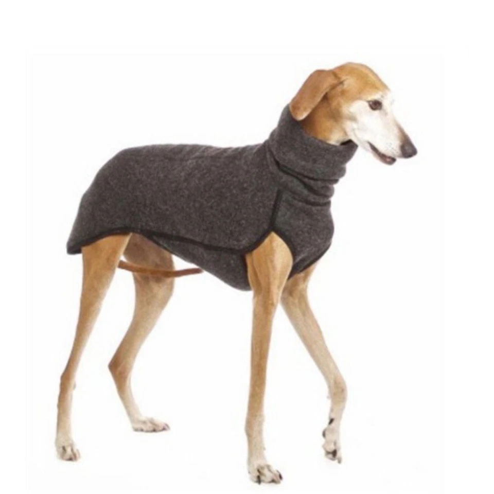 Windhund Große Hunde Kleidung Rollkragen Shirt Peitsche Hund Stretch Fleece Weste - Bild 3 von 4