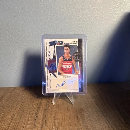 Topps 2025-26 New Applicants Autographs Will Riley Wizards #NA-WR Rookie Auto