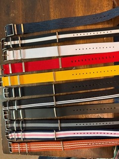 nato watch straps 20mm lot of 11