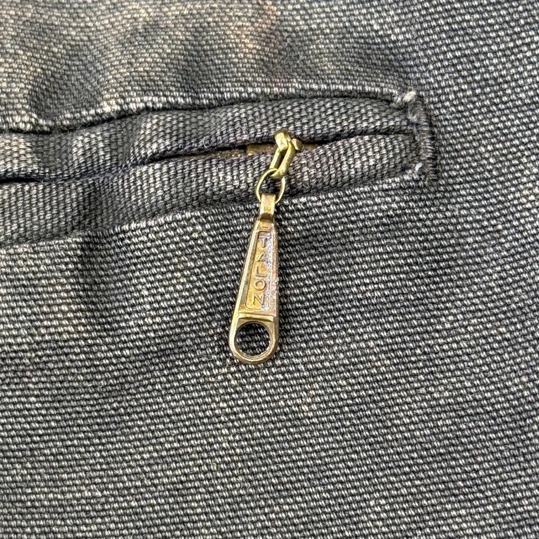 Carhartt Vintage 60s-70s Detroit Jacket Black Workwear L Rare image 8