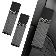 2PCS Auto Seat Belt Cover, Seatbelt Cushion, Breathable Leather Shoulder Pads...