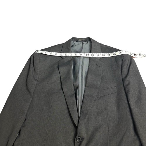 Banana Republic Italia Gris Lana 2 Piezas Traje Chaqueta Talla 42S Pantalones 32x32 120s Lana - Imagen 11 de 23