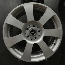 1x Alufelge 17 Zoll 8.0" 5x112 43ET Silber A2214010202 Mercedes-Benz Rim Wheel