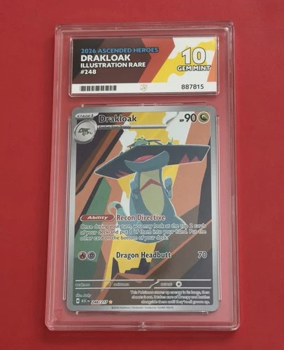 Pokemon TCG - Drakloak - 248/217 - Ascended Heroes - Graded Ace 10