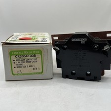GE CR305X100B Auxiliary Contact Kit 1NC CR305-CR308 NEMA Size 0 & 1 NOS OB