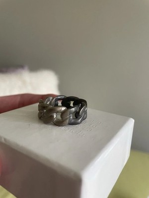 Maison Margiela Sterling Silber Ring Kette Band Größe 11 Modern