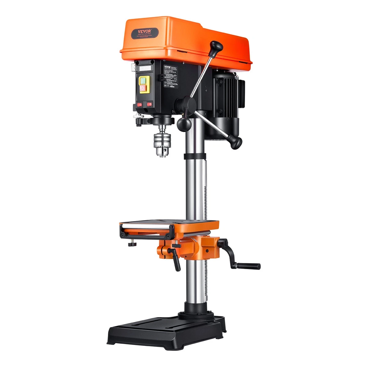 Taladro de columna de banco VEVOR 750 W taladro de banco 340-2200 rpm