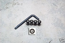 Security Theft Deterrent Screws For Bmw Rear License Plate Frame 4 Pcs
