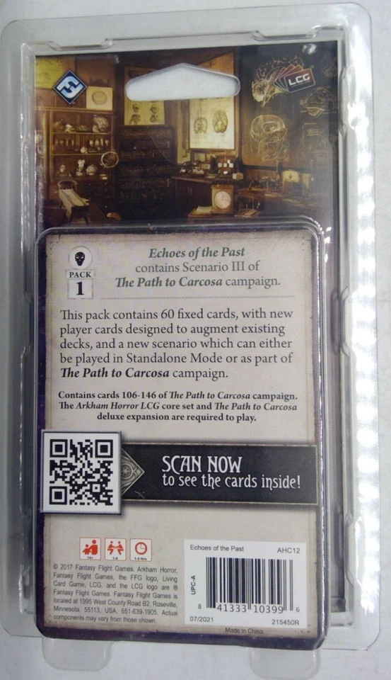 ARKHAM HORROR CARD GAME ~ ECHOES OF THE PAST EXPANSION BRAND NEW - Image 2 of 2