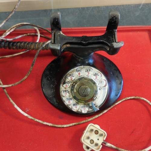 Telefono Western Elettrico Art Decò Quadrante Rotante - Foto 8 di 12