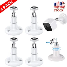 4PCS Security Camera Wall Mount Bracket Holder Stand For Arlo Pro Outdoor Indoor