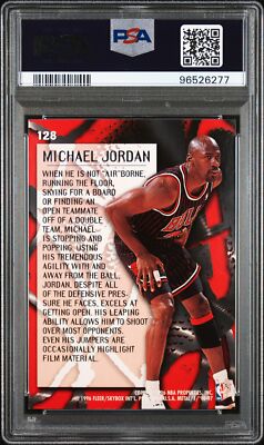 1996 METAL #128 MICHAEL JORDAN PSA 9 | eBay