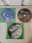 Sega Dreamcast Sports Lot Disc Only Untested - NFL 2K1, NBA 2K & WS Baseball 2K2