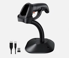 3 in 1 Bluetooth Wireless 16MB Barcode Scanner Reader + Auto-Scan w/ Stand