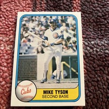 1981 Fleer Mike Tyson Chicago Cubs #315