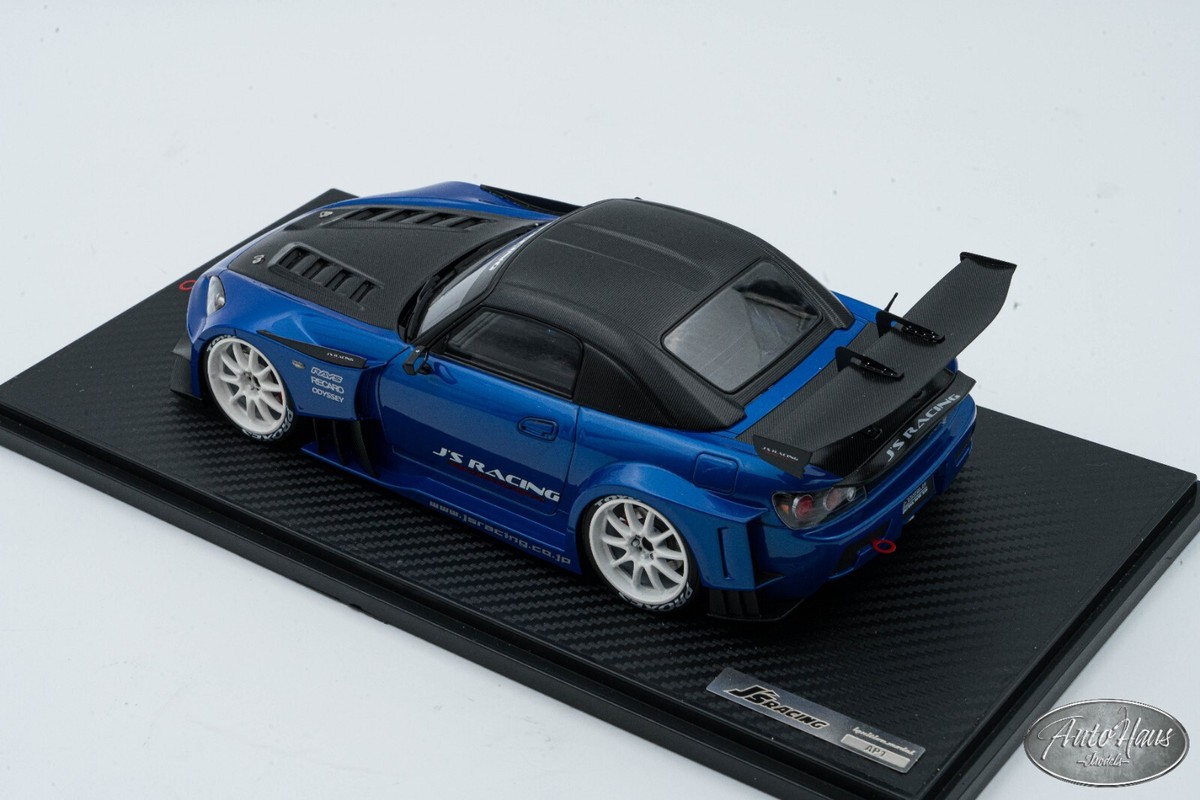 1/18 Ignition Model Honda S2000 J'S RACING Blue 🤝ALSO OPEN