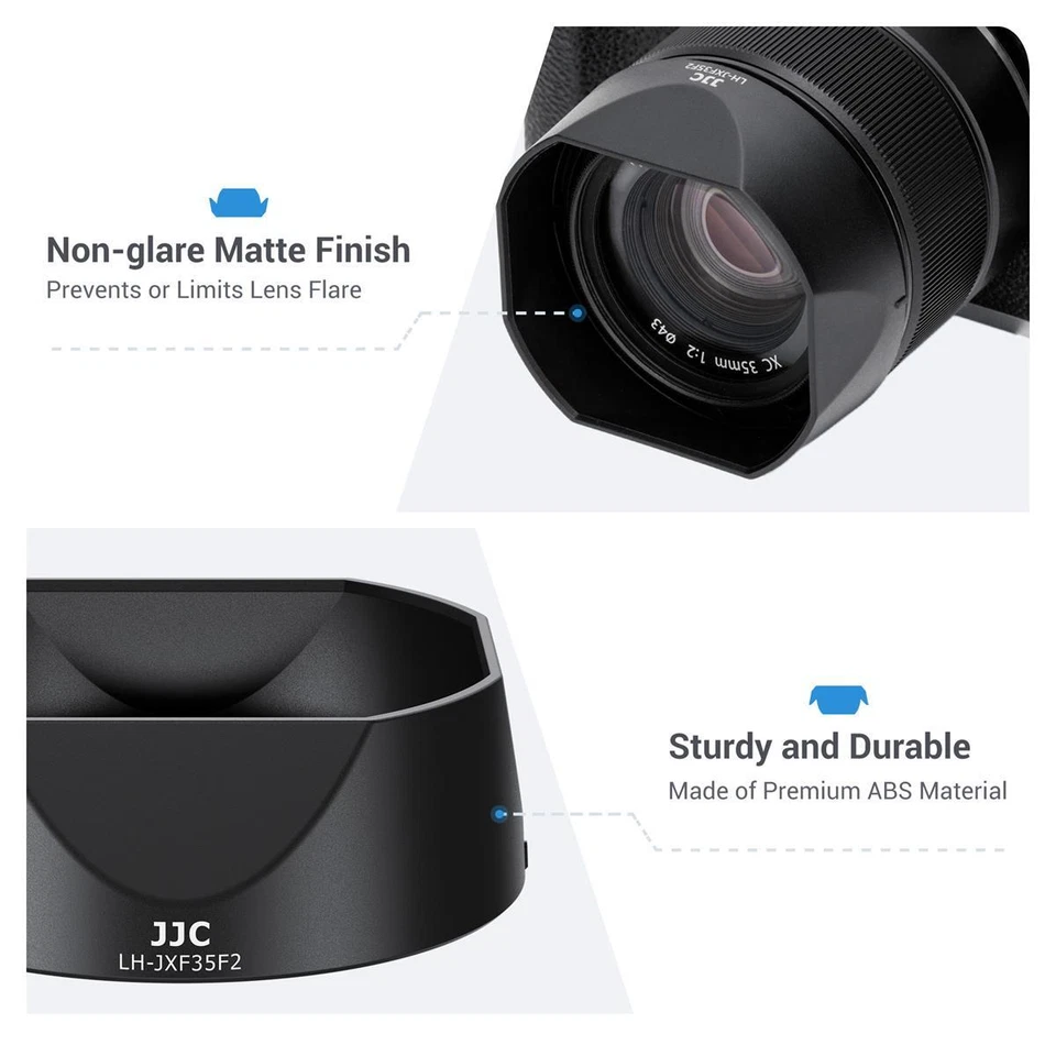 Reversible XC 35mmf/2 Lens hood For Fujifilm XF 23mm f/2 R WR / XF 35mm f/2 R WR - Image 3 of 4