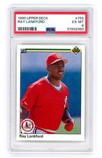 1990 Upper Deck Ray Lankford #755 Excellent-Mint PSA 6