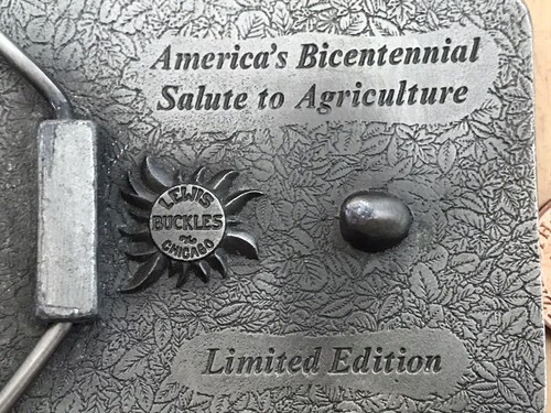 Lewis Buckles Chicago Farmfest buckle Limited Edition VGC Agriculture buckle - Picture 5 of 7