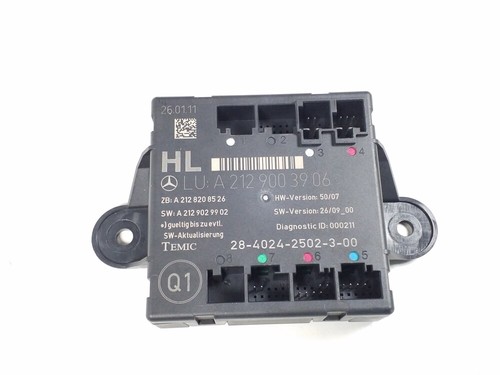 Mercedes Benz Glk-Klasse X204 2011 Heck Türsteuergerät Linke Seite A2129003906