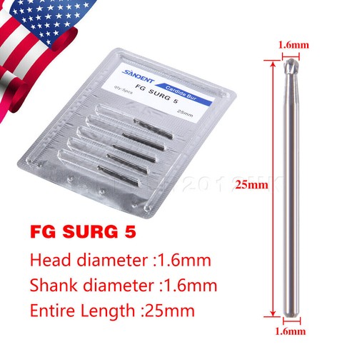 Dental (Surgical) Round Tungsten Carbide Bur FG Burs For High Speed Handpiece - Picture 46 of 47