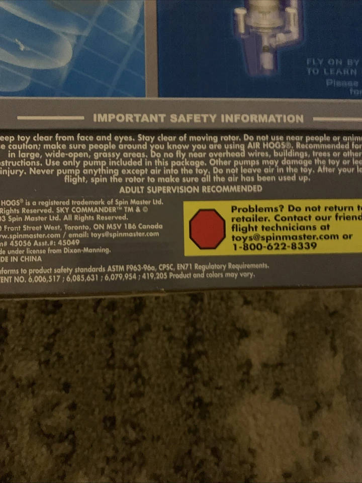 Very Cool! Vintage Air Hogs Sky Commander Rescue Helicopter, Open Box - Image 4 of 4