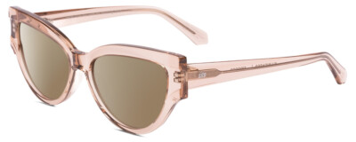 SITO SHADES ALLNIGHTER Cateye Polarized Sunglasses in Sirocco Pink Crystal 56 mm