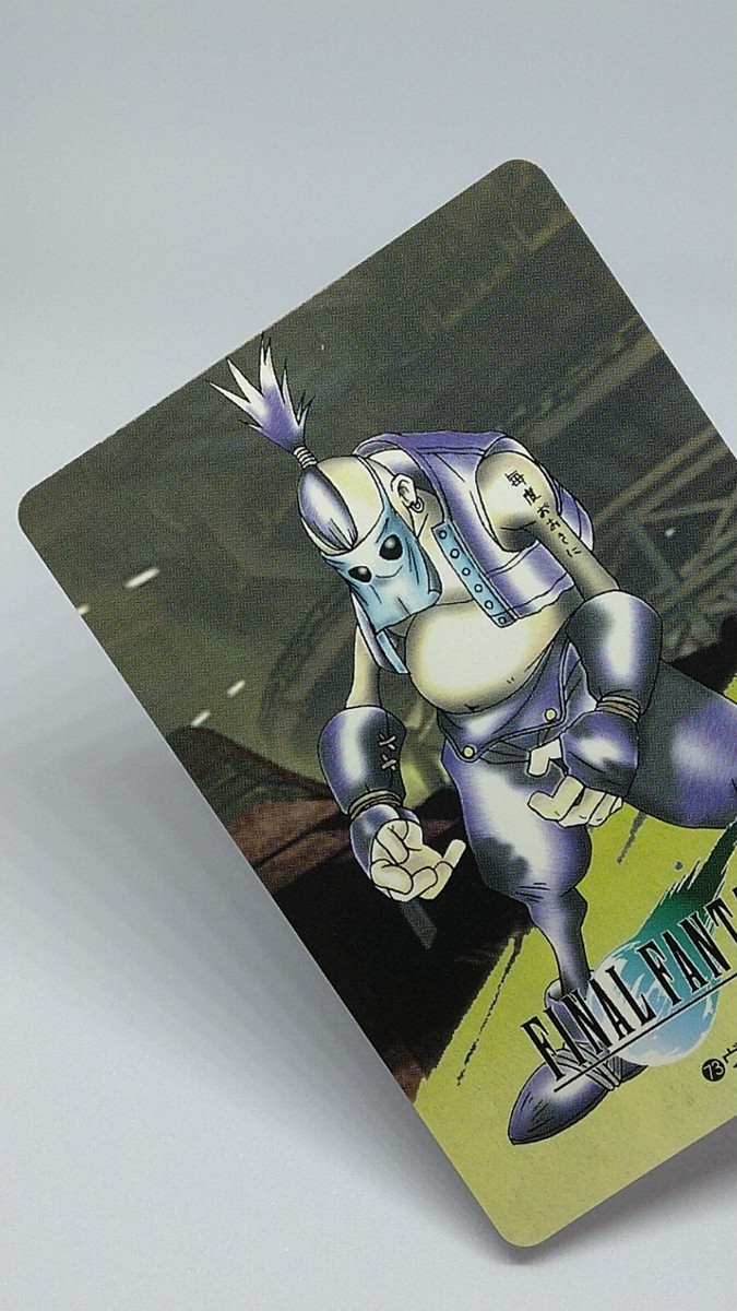 Vice Final Fantasy 7 Bandai Carddass FF Ⅶ No.73 Japanese made in