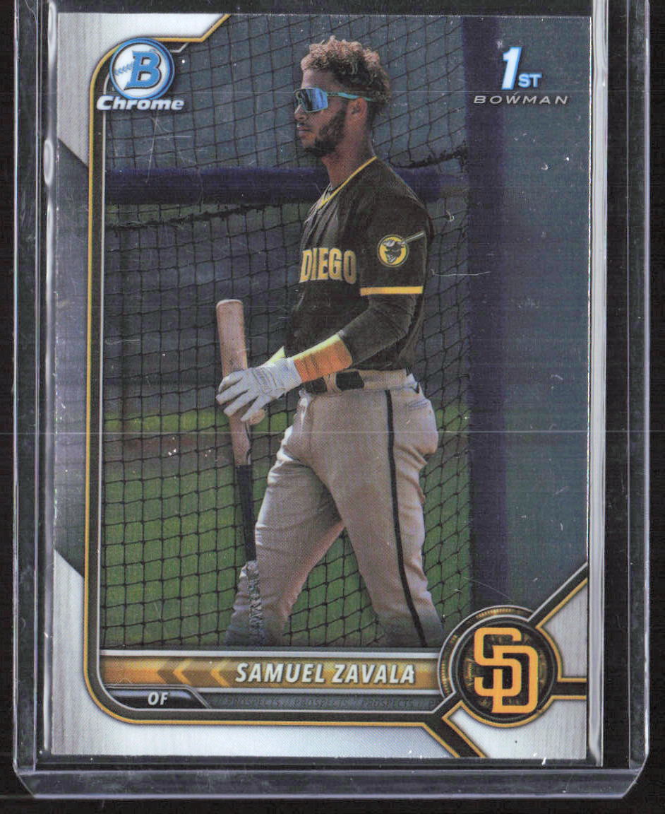 1235F 2022 Bowman Chrome #BCP-203 Samuel Zavala Prospects